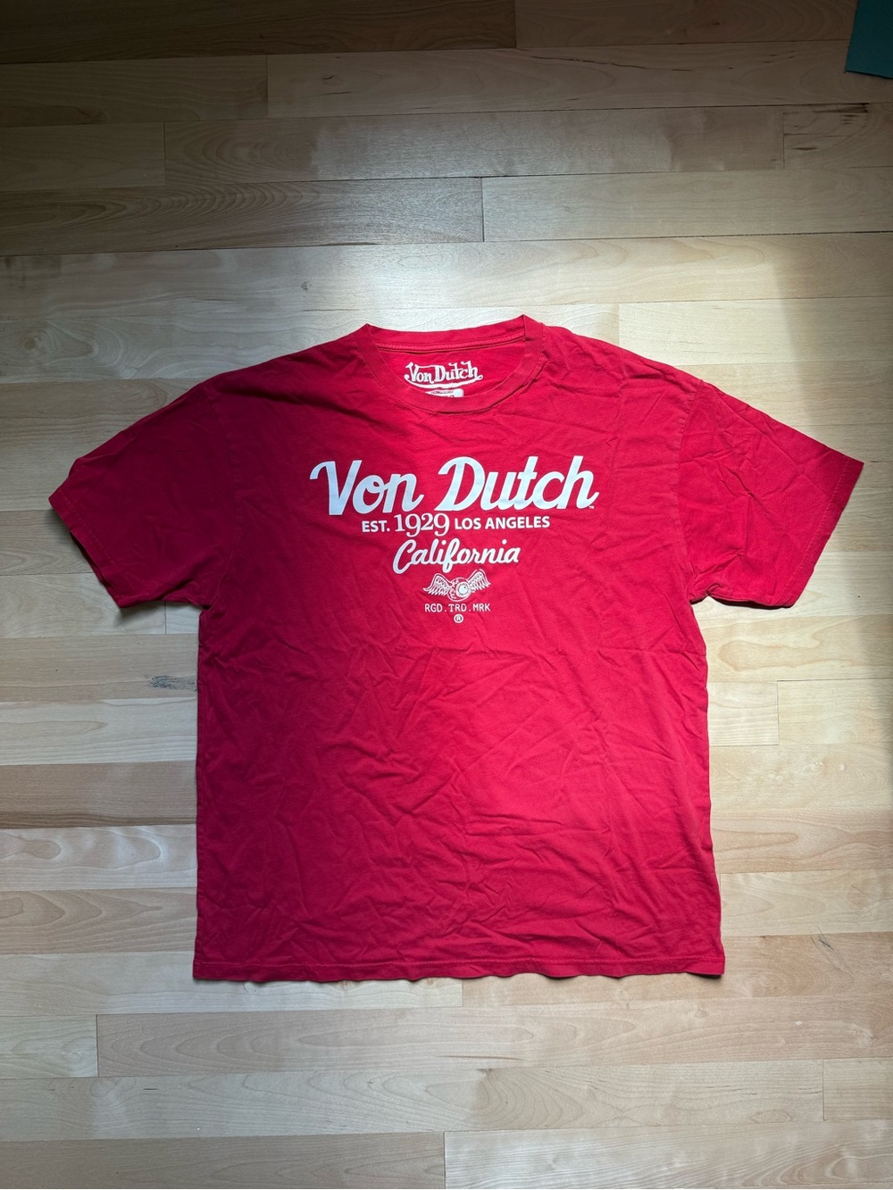 Vintage Von Dutch Red Short Sleeve